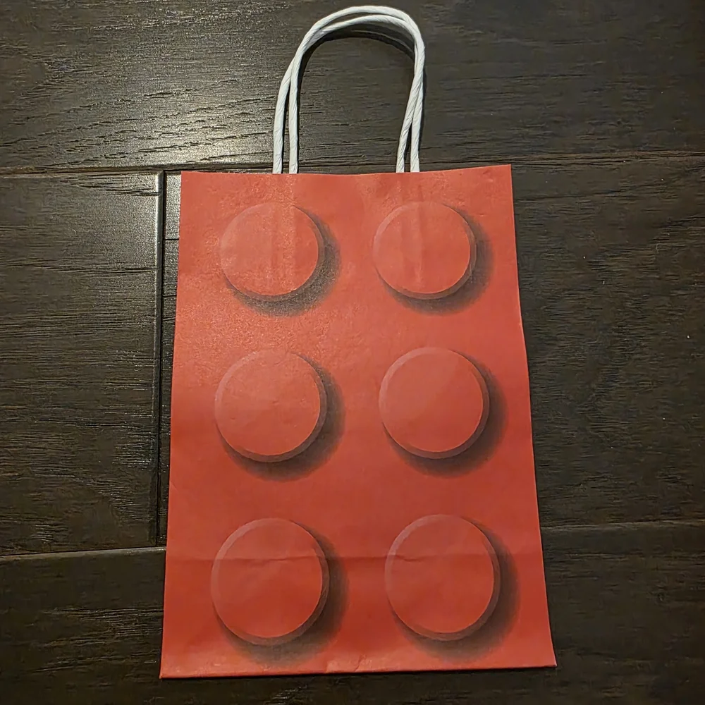 Multi Color Block Design Goody Bags